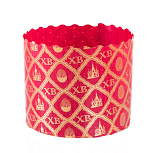 картинка Форма для кулича (126) D70 H85мм ХВ красный, 10шт  от магазинаАрт-Я