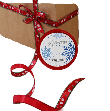 картинка Лента атласная декоративная «Гирлянда», 1,5 см × 5 м от магазинаАрт-Я