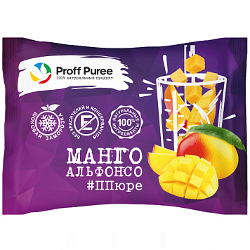 картинка Пюре Манго Альфонсо Proff Puree, 0,25гр от магазинаАрт-Я