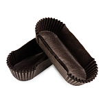 картинка Тарталетка для эклеров 105*40мм Коричневые 1000шт от магазинаАрт-Я