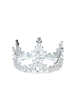 картинка Корона для торта "Принцесса", цвет серебро от магазинаАрт-Я