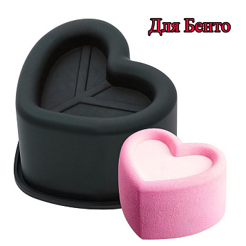 картинка Силиконовая форма для муссовых бенто тортов «Сердечко» от магазинаАрт-Я