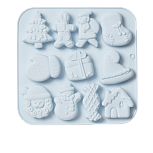 картинка Форма «Новогоднее чудо», елка, дед мороз, шапка, снеговик , 11 ячеек от магазинаАрт-Я