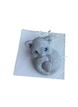 картинка Глазурь "Котёнок мини серый", 15гр от магазинаАрт-Я