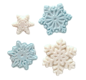 картинка Набор "Снежинки" 3-5см шоколадная глазурь. от магазинаАрт-Я
