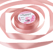картинка Лента атласная №166 20мм*25±1ярд розовое золото от магазинаАрт-Я