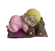 картинка Глазурь "Малыш спящий на мишке розовый", 100гр от магазинаАрт-Я