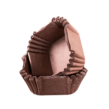 картинка Капсулы для конфет КОРИЧНЕВЫЕ квадрат 43*43 мм h24мм, 1000 шт от магазинаАрт-Я