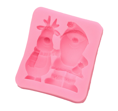 картинка Молд дед мороз и олень от магазинаАрт-Я