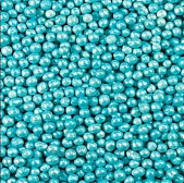 картинка Драже сахарное бисер №412 Голубой, 200гр от магазинаАрт-Я