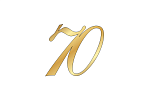 картинка Топпер цифра "70", 7,8*7см, золото от магазинаАрт-Я