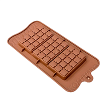 картинка Силиконовая форма для шоколада "Плитка квадратики"  от магазинаАрт-Я