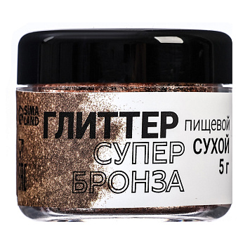 картинка Глиттер, супер бронза, размер 200-700, 5 г от магазинаАрт-Я
