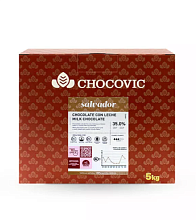 картинка Шоколад молочный Chocovic Salvador 35% 1,5 кг от магазинаАрт-Я