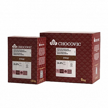 картинка Молочная шоколадная масса Rosa Chocovic (капли), 1,5кг от магазинаАрт-Я