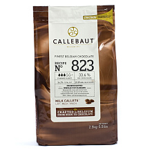 картинка Шоколад молочный 33,6% 500гр Callebaut Select (823-RT-595) от магазинаАрт-Я