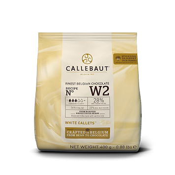 картинка Белый шоколад 400гр Callebaut (w2-EO-D94) от магазинаАрт-Я