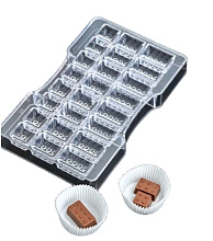 картинка Форма для шоколада и конфет «Лего», 24 ячейки, 20×12×2,5 см, глубина 1,5 см от магазинаАрт-Я