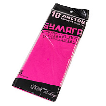 картинка Бумага тишью, неоново-розовый, 50 см * 66 см, 10 листов от магазинаАрт-Я
