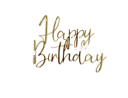 картинка Топпер торцевой Happy Birthday (№8) 10см от магазинаАрт-Я
