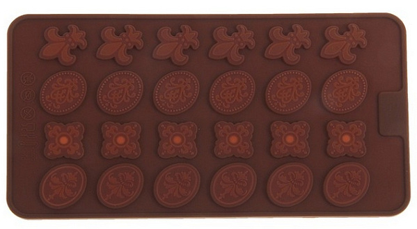 картинка Форма для шоколада брошки 24шт от магазинаАрт-Я