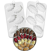 картинка Форма силиконовая для пирожных «Мадлен» 6 ячеек от магазинаАрт-Я