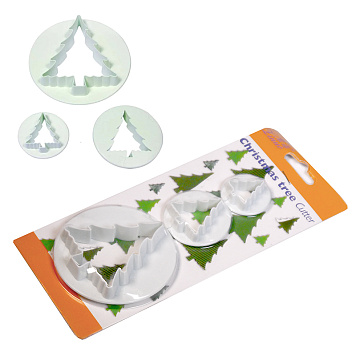 картинка Вырубки пластиковые "Елка", набор 3 шт. от магазинаАрт-Я