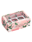картинка Коробка №340 для 6 капкейков «Вдохновляй красотой» от магазинаАрт-Я