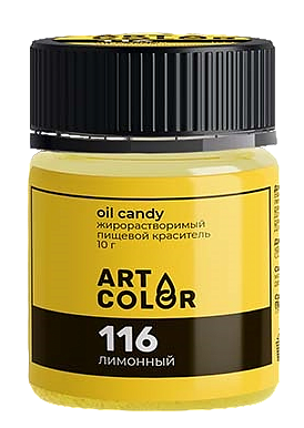 картинка Краситель Art Color Лимонный- (OIL Candy), 10гр от магазинаАрт-Я