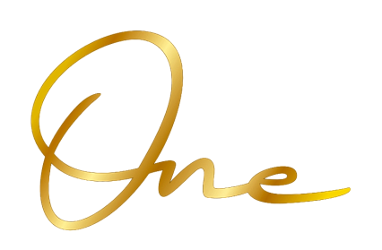 картинка Топпер торцевой one золото, 12*8см от магазинаАрт-Я