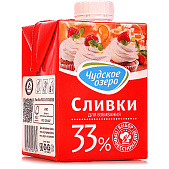 картинка Сливки 33% Чудское озеро 500мл ультрапастеризованные от магазинаАрт-Я