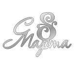 картинка Топпер торцевой" 8 марта" №2 10*6,5см, серебро от магазинаАрт-Я