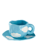 картинка Чайная пара 320 мл "Облако" ручная роспись от магазинаАрт-Я