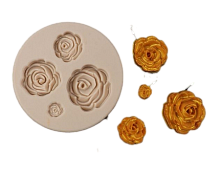 картинка молд розы, 6,8*6,8см от магазинаАрт-Я
