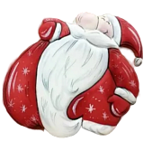 картинка Трафарет+формочка для пряников "Дед мороз с мешком №4", 11,5см от магазинаАрт-Я