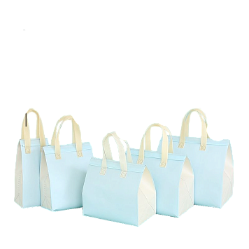 картинка Термопакеты 30x30x20 Голубой с белым от магазинаАрт-Я