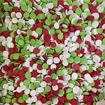 картинка Посыпка сахарная №344/1 конфетти (зеленое, красное,белое), 50гр от магазинаАрт-Я