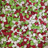 картинка Посыпка сахарная №344/1 конфетти (зеленое, красное,белое), 50гр от магазинаАрт-Я