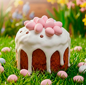 картинка Яйца "Пасхальные" из глазури (розовые),0,5 кг от магазинаАрт-Я