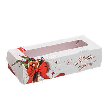 картинка Коробка №262  «С новым годом», 17*7*4 см от магазинаАрт-Я