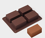 картинка Форма силиконовая Прямоугольники, 4 ячейки, 21,5*15,3*3,7см от магазинаАрт-Я