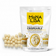картинка Драже белый шоколад Mona Lisa Crispearls, 5-6 мм, 0,8 кг от магазинаАрт-Я
