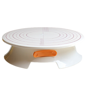 картинка Стол поворотный 30см белый с разметкой от магазинаАрт-Я