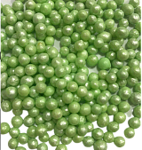 картинка Драже сахарное бисер №414 Зеленый, 200гр от магазинаАрт-Я