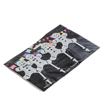 картинка Набор топперов Пряничный человечек, 4 шт от магазинаАрт-Я