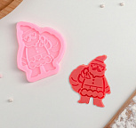 картинка Молд силиконовый 7,8*9 см Дед мороз от магазинаАрт-Я