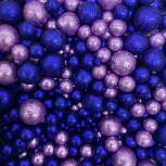 картинка Драже Блеск №602 (Сапфировый, сиреневый), 50гр от магазинаАрт-Я