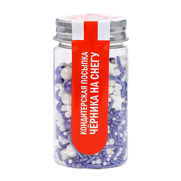 картинка Кондитерская посыпка «Черника на снегу», Новый год , 50 г от магазинаАрт-Я