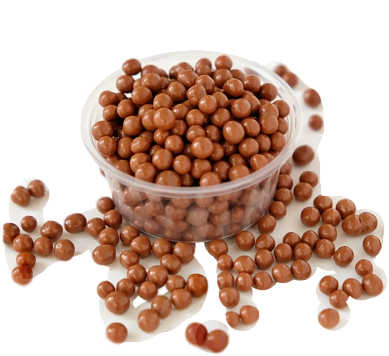 картинка Рисовые шарики в молочном шоколаде, 4-6мм, Орехпром, 50 гр от магазинаАрт-Я