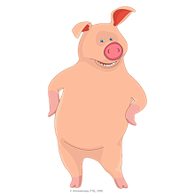 картинка Пряник свинья, 10*6,5см от магазинаАрт-Я
